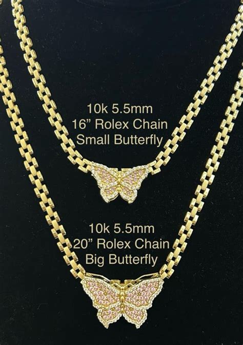 rolex chain sizes|10k gold rolex style chain.